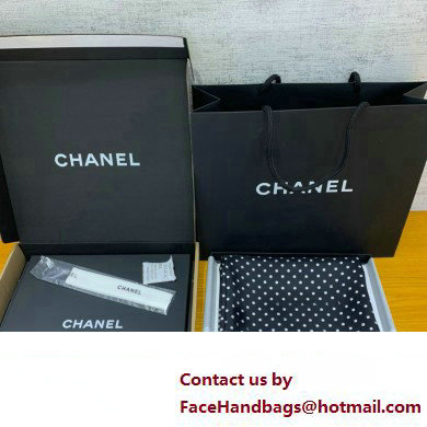 Chanel Cotton & Silk Black scarf AA9837 2024